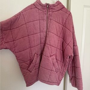 Forever 21 Mauve Quilted Puffer Jacket